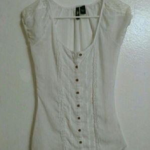 Lightweight and sheer like material shirt